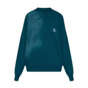 Sweatshirt Balenciaga , Green , Dames