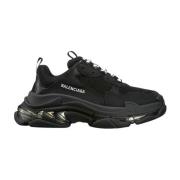 Triple S Clear Sole Sportschoenen Balenciaga , Black , Dames