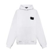 Loose-fitting hoodie Balenciaga , Gray , Heren