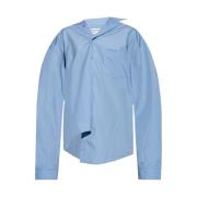 Blouse overhemd Balenciaga , Blue , Dames