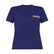 T-shirt Balenciaga , Blue , Dames