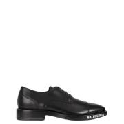 Zachte Derby Schoenen Balenciaga , Black , Heren