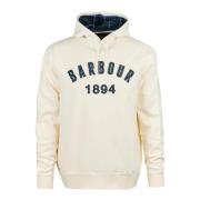 Affiliate Popover Hoodie - Warm en Comfortabel Barbour , White , Heren