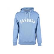 Action Hoodie Force Blue Barbour , Blue , Heren