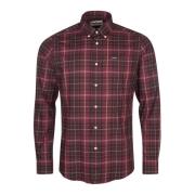 Casual Elegant Op Maat Gemaakt Overhemd Barbour , Red , Heren