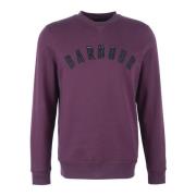 Debson Crew Neck Sweatshirt Barbour , Purple , Heren