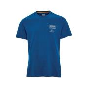 SMQ Signature T-Shirt Barbour , Blue , Heren