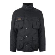 Winter Lockseam Wax Jas Barbour , Black , Heren