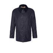 Blauwe Ashby Waxjas Barbour , Blue , Heren