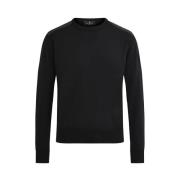 Kerrigan Crew Neck Jumper van Merinowol Belstaff , Black , Heren