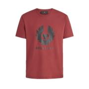 Phoenix Grafisch T-Shirt in Lava Rood Belstaff , Red , Heren
