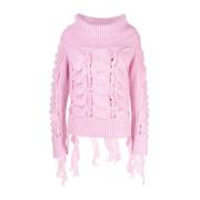 Trui met ronde hals Blumarine , Pink , Dames