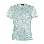 Stijlvolle Dames T-Shirt Blumarine , Blue , Dames