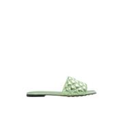 Padded slides Bottega Veneta , Green , Dames