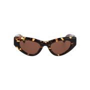 Kattenoog zonnebril Bottega Veneta , Brown , Dames