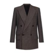 Dubbelrijige blazer Bottega Veneta , Gray , Dames