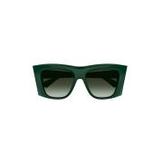Groene zonnebril voor vrouwen Bottega Veneta , Green , Dames