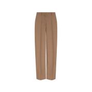 Rechte broek Burberry , Brown , Dames