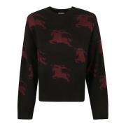 Stijlvolle Sweaters Burberry , Black , Dames