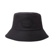 Logo Bucket Hat met schelpweefsel Burberry , Black , Heren