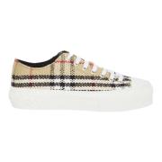 Beige Ss23 Lage Sneakers Burberry , Beige , Dames