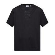 Tempah T-shirt met logo Burberry , Black , Heren