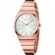 Roségouden Quartz Horloge met Witte Wijzerplaat - K6C2X646 Supreme Cal...