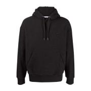 Zwarte Boucle Katoenmix Hoodie voor Heren Calvin Klein , Black , Heren