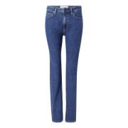 Mid Rise Slim Jeans Denim voor vrouwen Calvin Klein , Blue , Dames