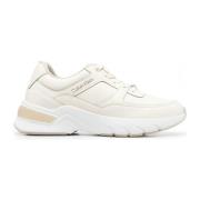 Witte Leren Sneakers voor Dames Calvin Klein , White , Dames