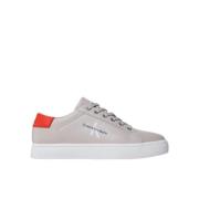 Stijlvolle Sneakers voor Mannen en Vrouwen Calvin Klein , Beige , Here...