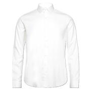 Herringbone DC Slim Overhemd Calvin Klein , White , Heren