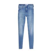 Lichtblauwe Skinny Jeans Calvin Klein , Blue , Dames