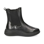 Casual booties Caprice , Black , Dames