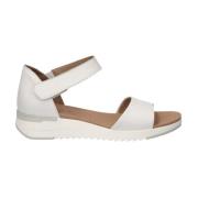 Witte Casual Open Sandalen Caprice , White , Dames