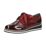 Casual Closed Wedges Bordeaux Caprice , Red , Dames