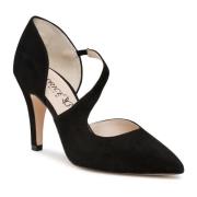 Elegante Suède Leren Damespumps Caprice , Black , Dames