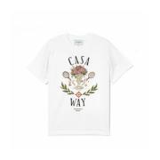 Bedrukt Logo T-Shirt - Wit Casablanca , White , Heren