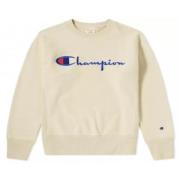 Crewneck sweatshirt Champion , Beige , Unisex