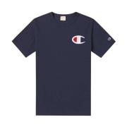 Omgekeerde weefkist C T-shirt Champion , Blue , Heren