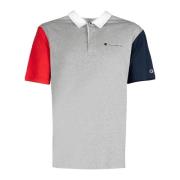 Polo Shirt met Kraag en Knopen Champion , Red , Heren