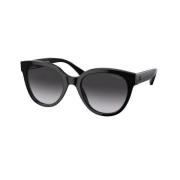 Zwarte montuur zonnebril Ch5414 1710S6 Chanel , Black , Unisex
