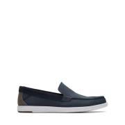 Stijlvolle Blauw Groene Loafers Mannen Clarks , Blue , Heren