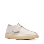 Laced Shoes Clarks , White , Heren