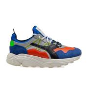 Leren Rave Sneakers Diadora , Blue , Unisex