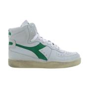 Groene MI Basket Used W23 Dames Sneakers Diadora , White , Dames
