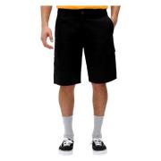 Millerville Zwarte Casual Shorts Dickies , Black , Heren