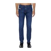 Slim-Fit Jeans voor Heren Diesel , Blue , Heren