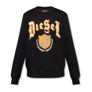 S-Ginn-K33 hoodie Diesel , Black , Heren