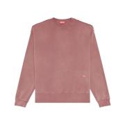 Klassieke Sweatshirt voor Moderne Man Diesel , Purple , Heren